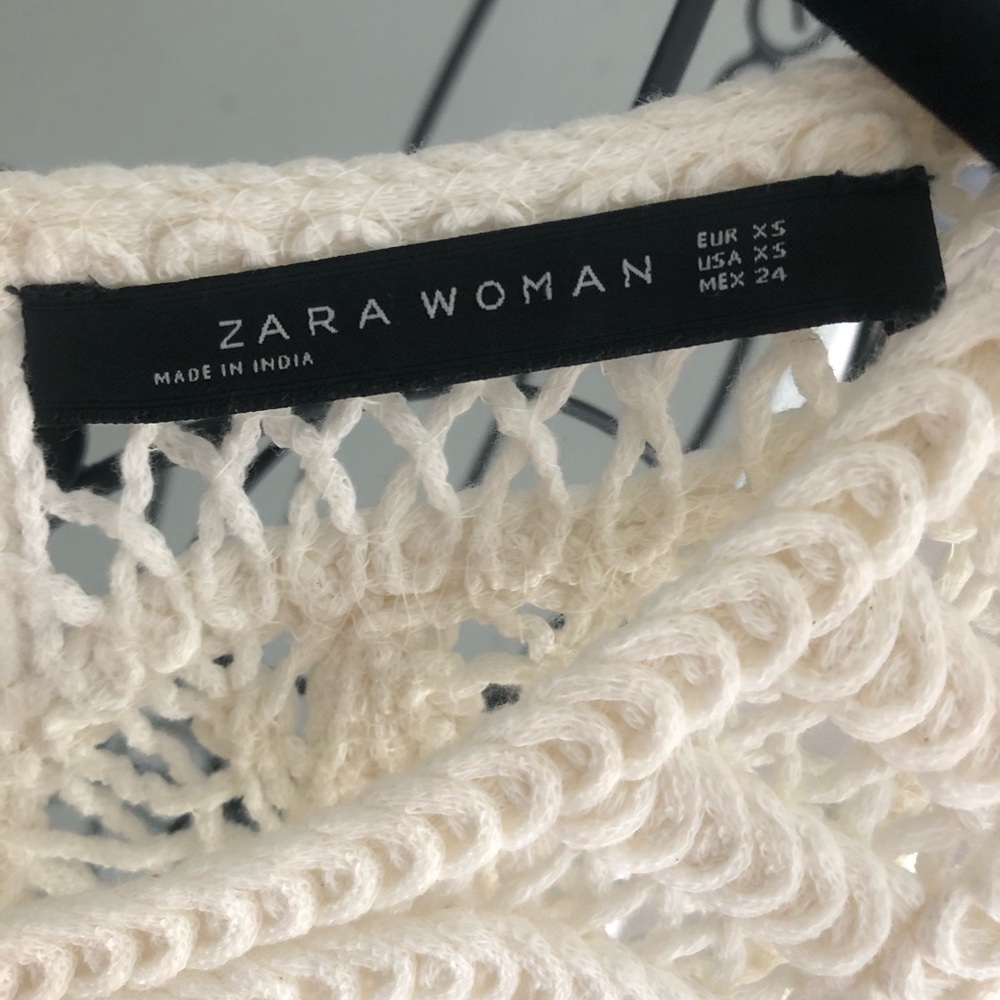 Zara cream dress